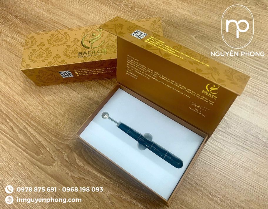 In hộp đựng dụng cụ đánh cảm sang trọng 